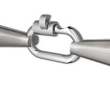 Pliers on both ends of link